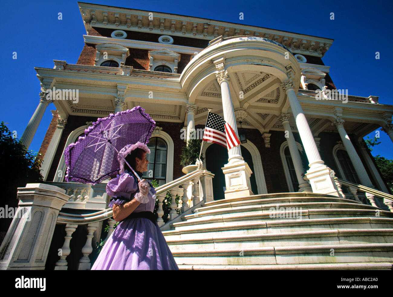 Storica Casa di fieno, Macon, GEORGIA, STATI UNITI D'AMERICA Foto Stock