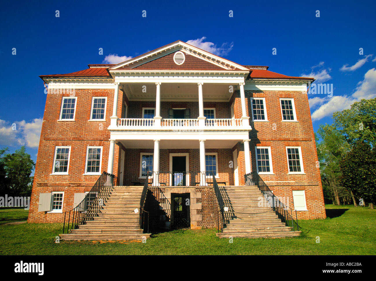 Drayton Hall Plantation, Charleston, Carolina del Sud, STATI UNITI D'AMERICA Foto Stock