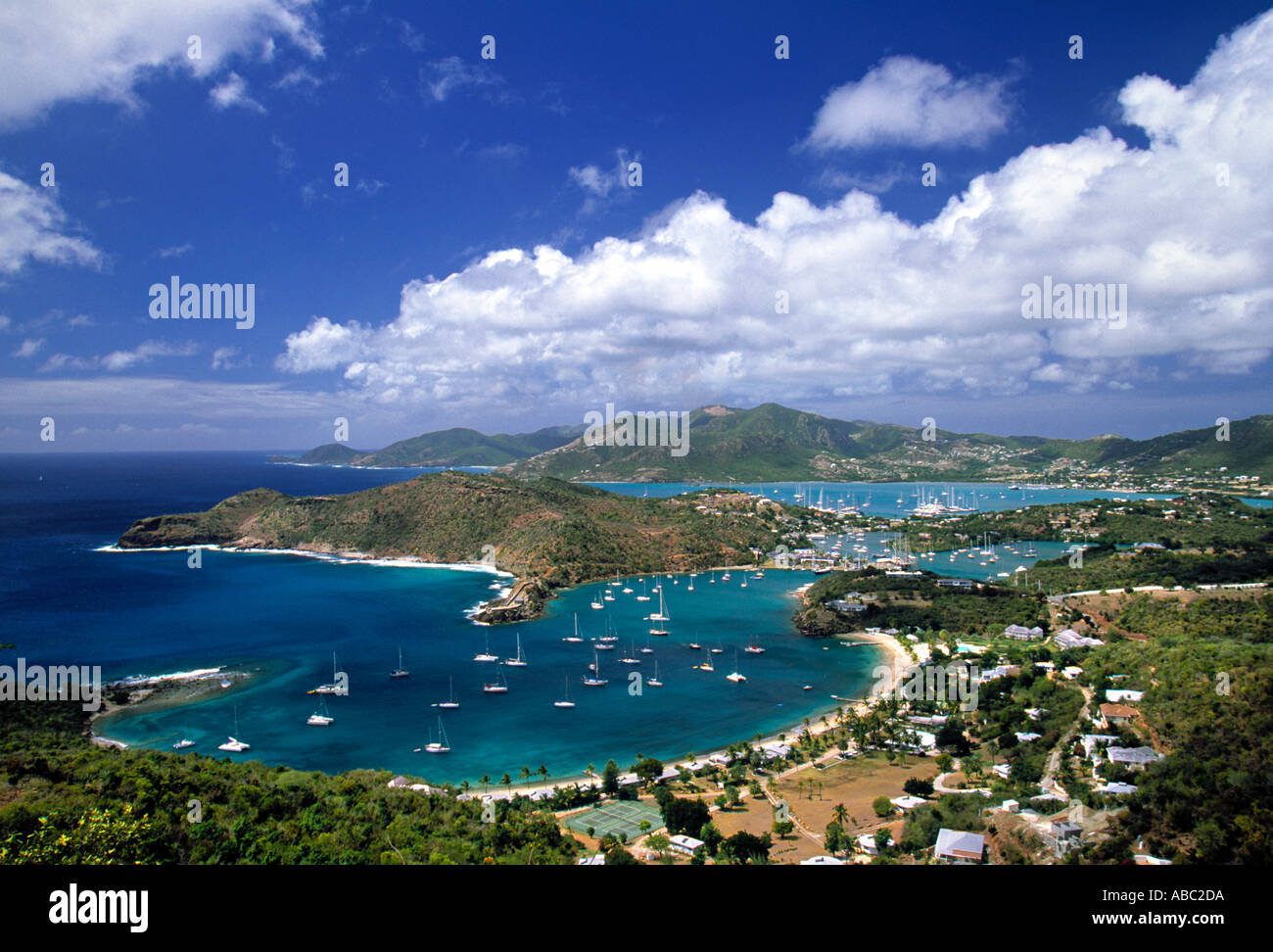 Nelson's Dockyard, Antigua, dei Caraibi Foto Stock
