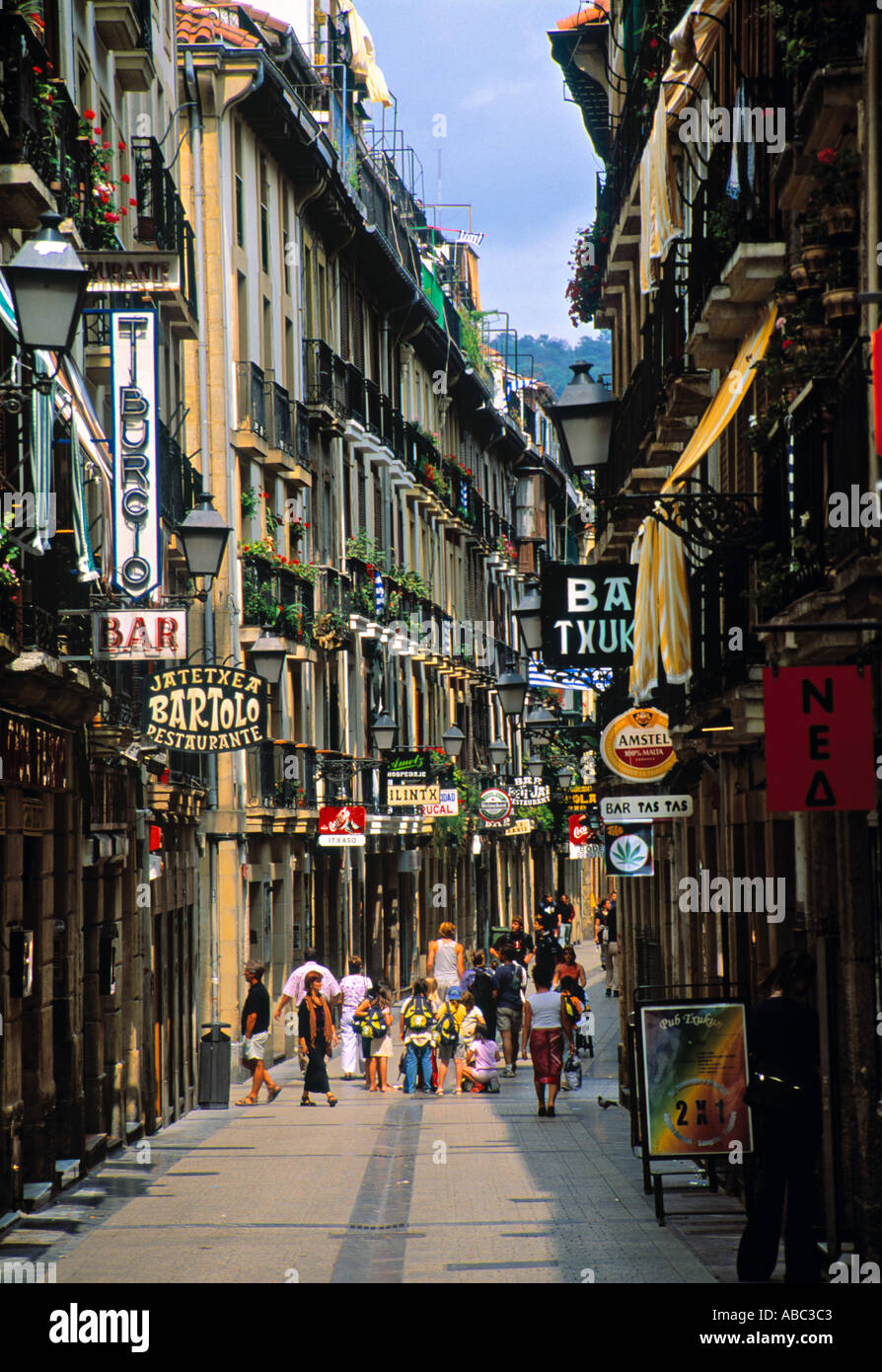 San Sebastian, Paesi Baschi, Spagna settentrionale Foto Stock