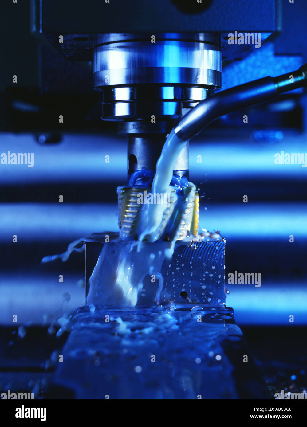 Macchina CNC Foto Stock