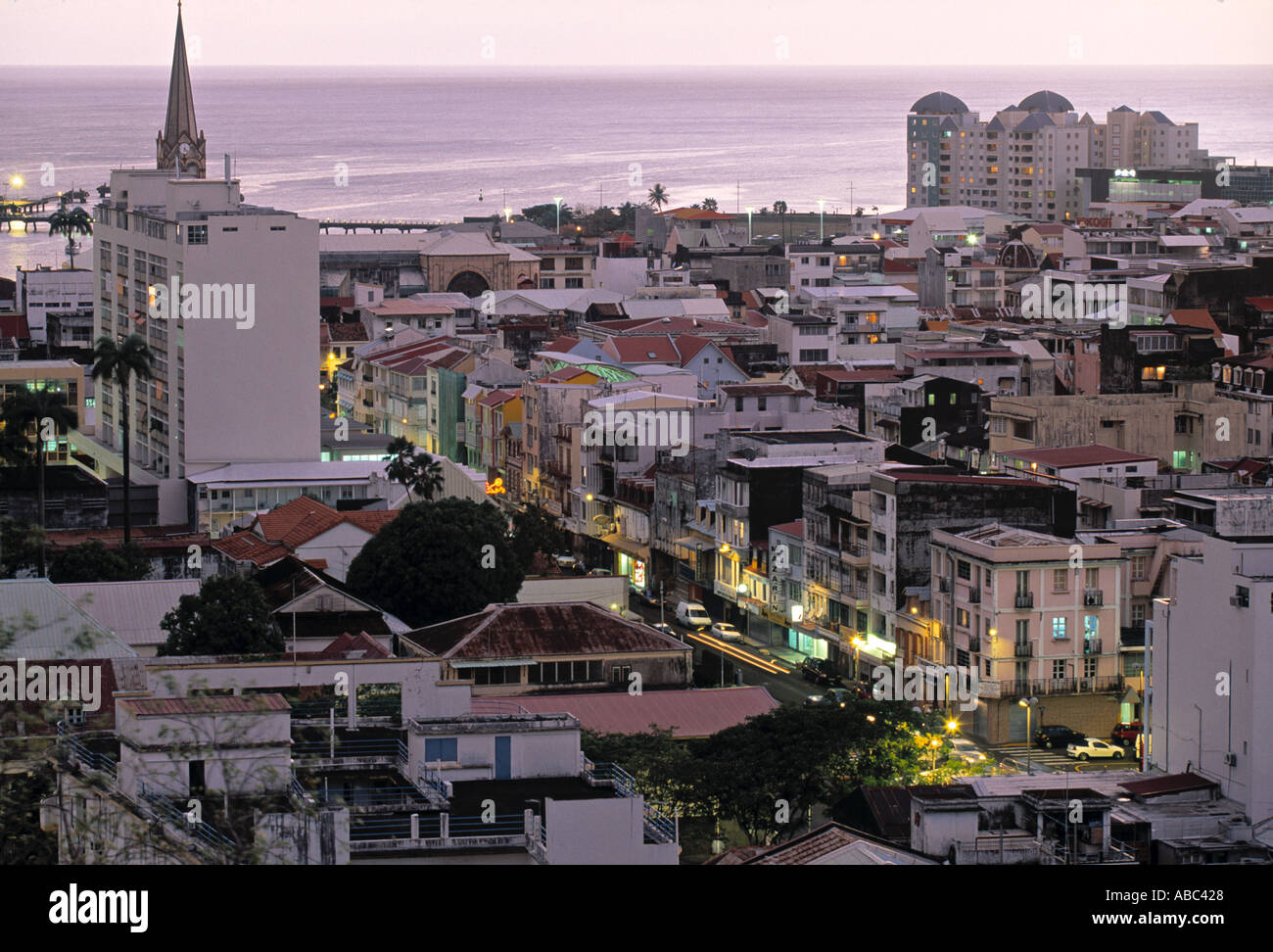 Fort-de-France, Martinica, French West Indies Foto Stock