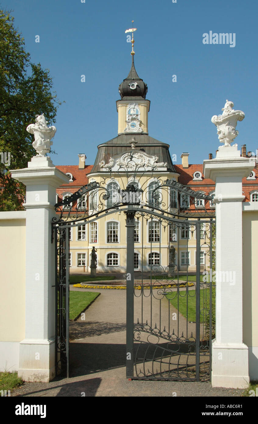 Il Gohliser Schloesschen di Lipsia, in Germania, si accumula nel periodo rococò style Foto Stock