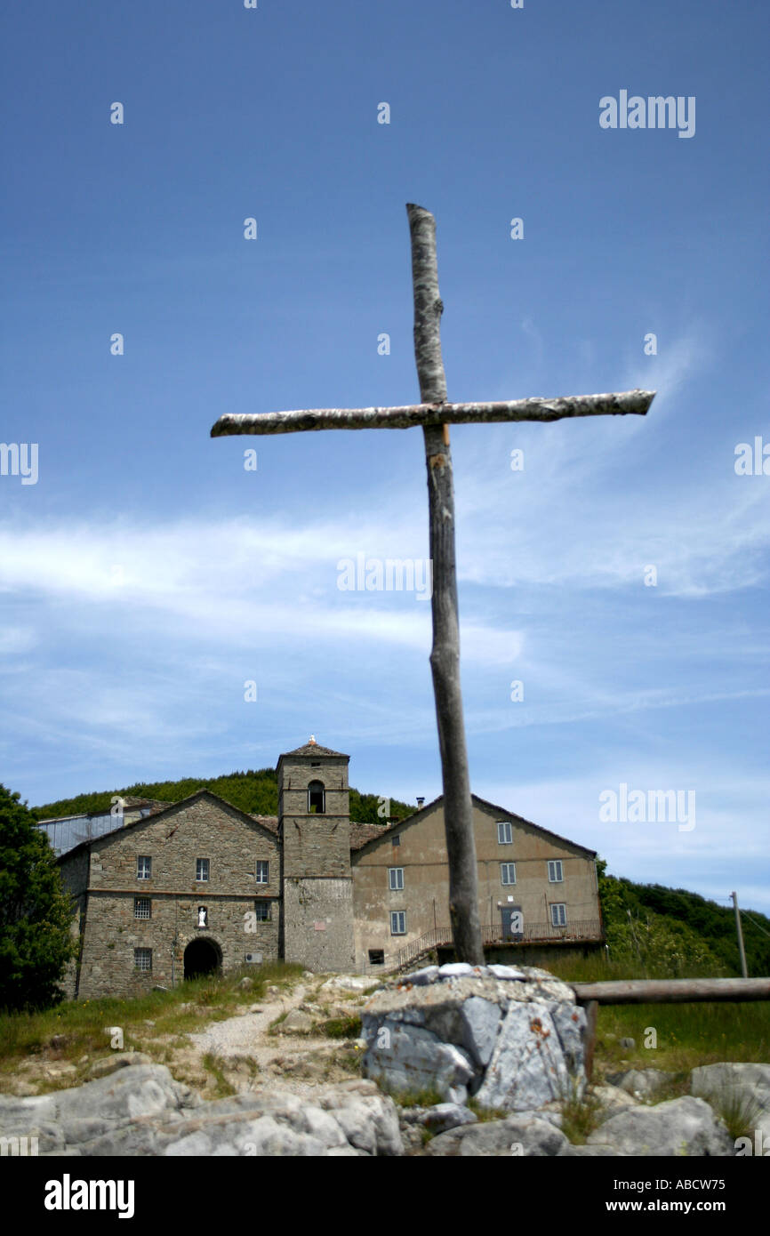 San Pellegrino in Alpe Toscana Foto Stock