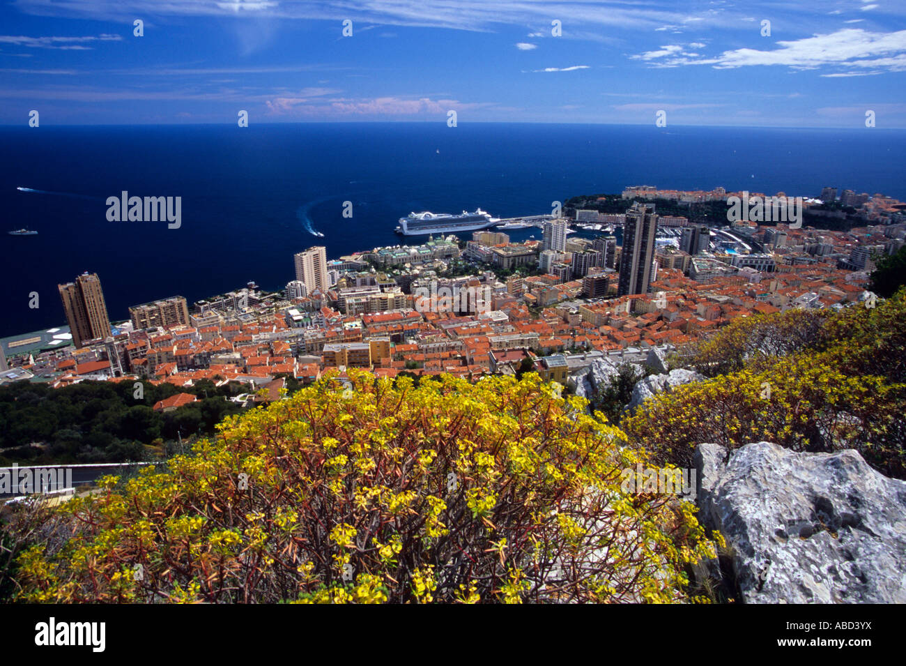 Monaco Principaute de Monaco Costa Azzurra Europa Foto Stock