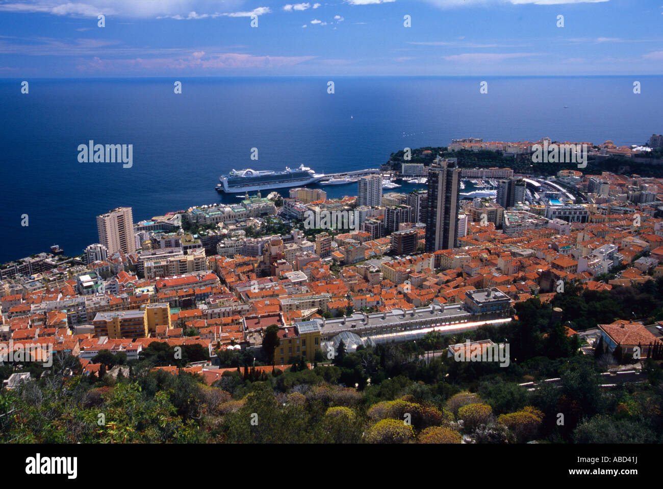 Monaco Principaute de Monaco Costa Azzurra Europa Foto Stock