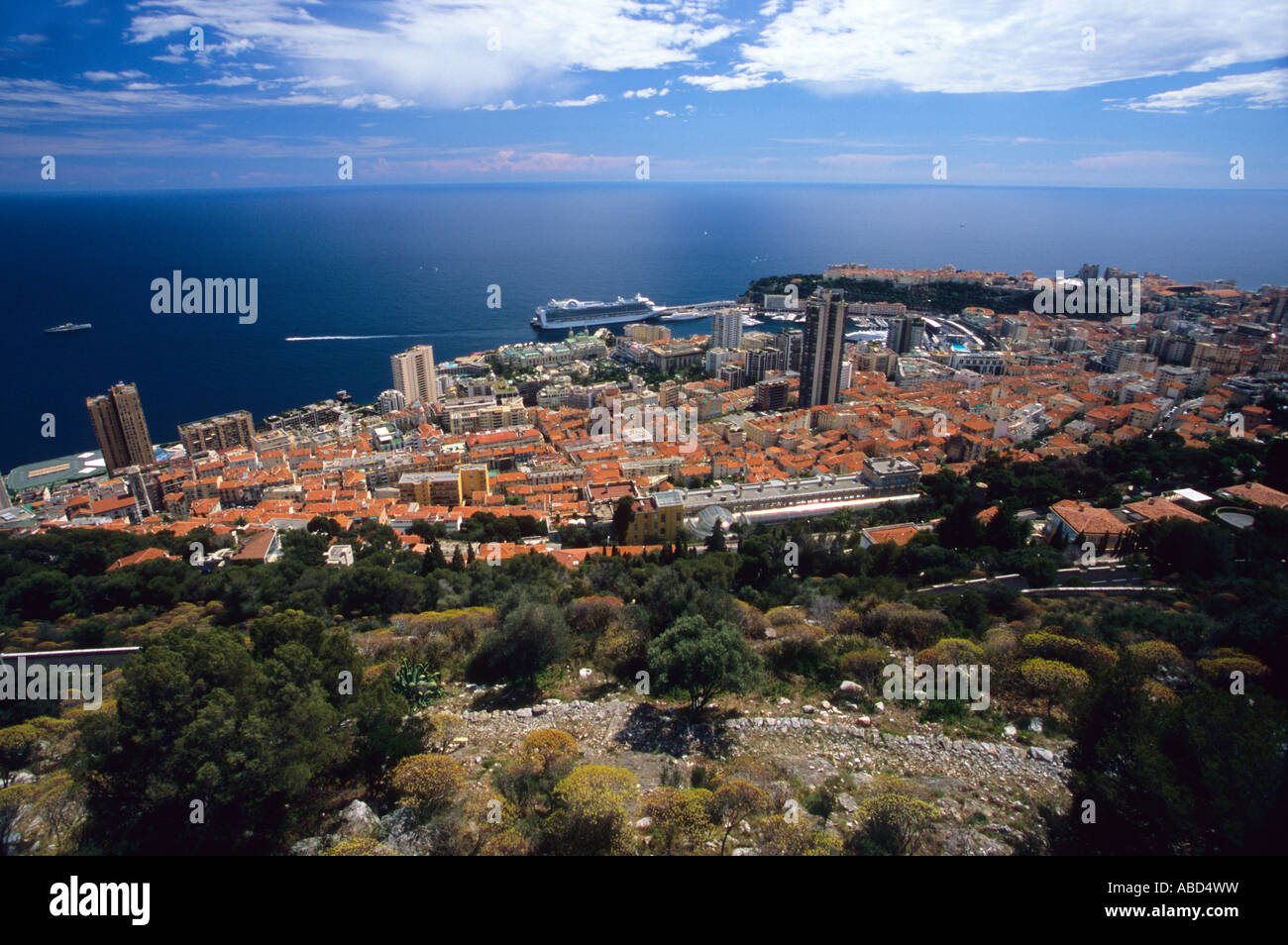 Monaco Principaute de Monaco Costa Azzurra Europa Foto Stock