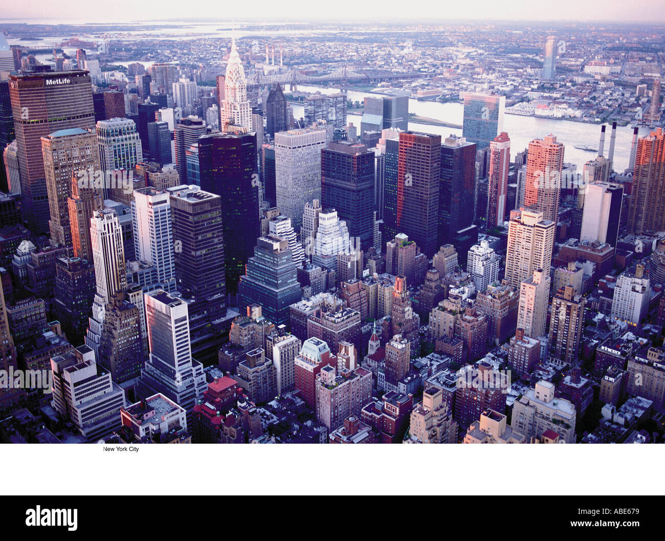 La città di New york Foto Stock