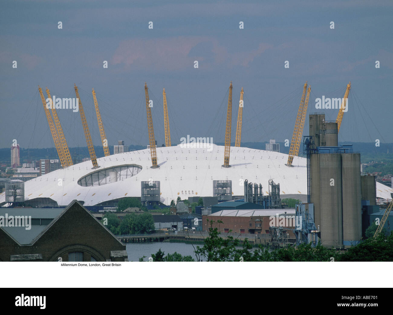 Millennium Dome di Londra, Gran Bretagna Foto Stock