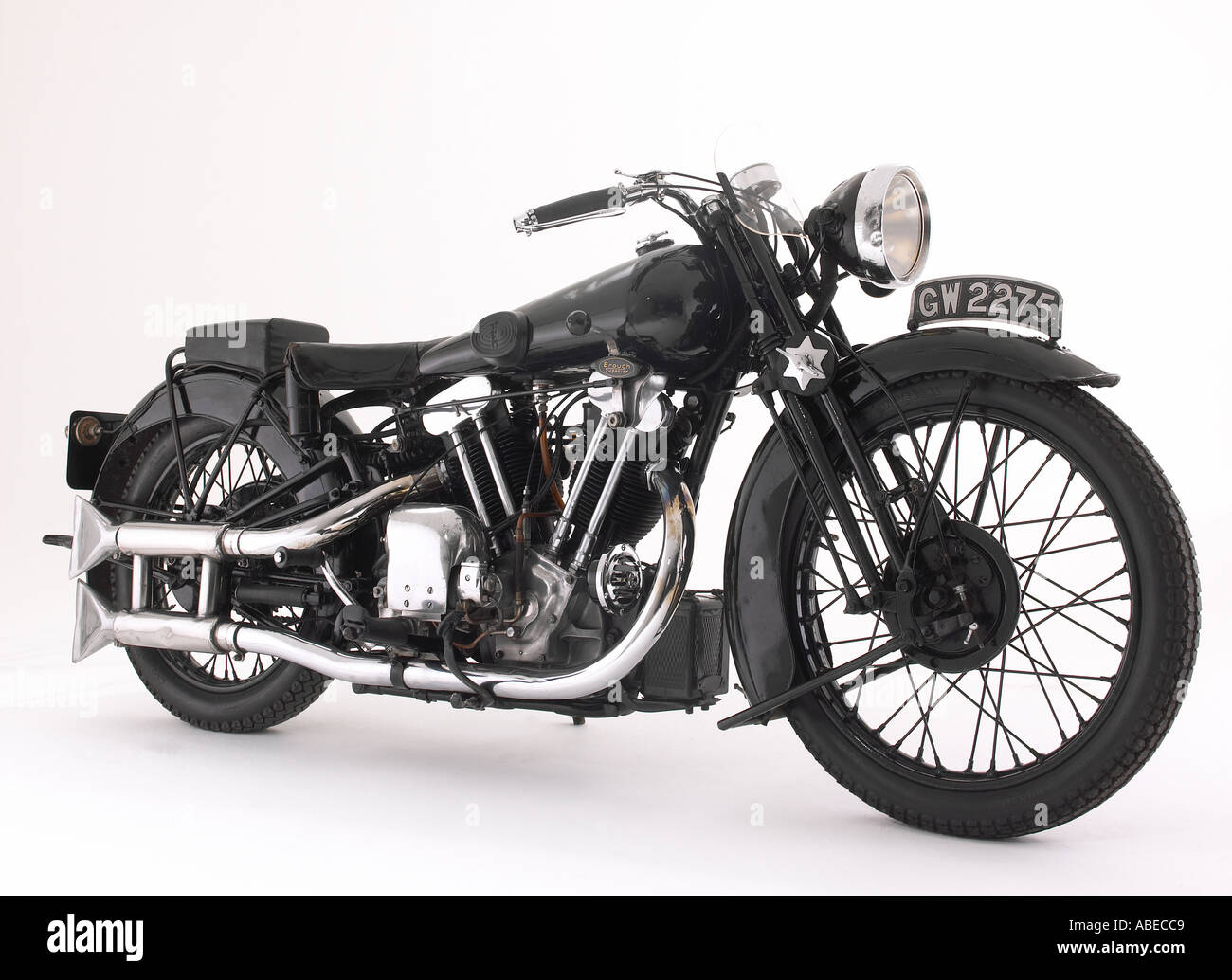 1932 Brough Superior 10hp SS100 Lawrence d'Arabia s Bike Foto Stock