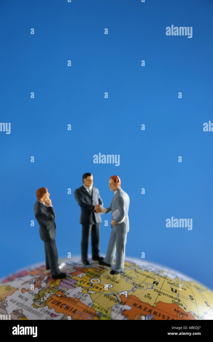 Il simbolo della globalizzazione Foto Stock