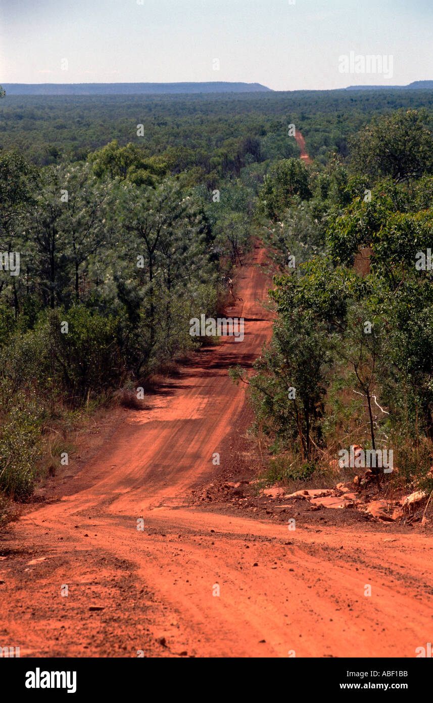 10 96 West Australia Australia Il Kimberley strada sterrata nell'outback Foto Stock