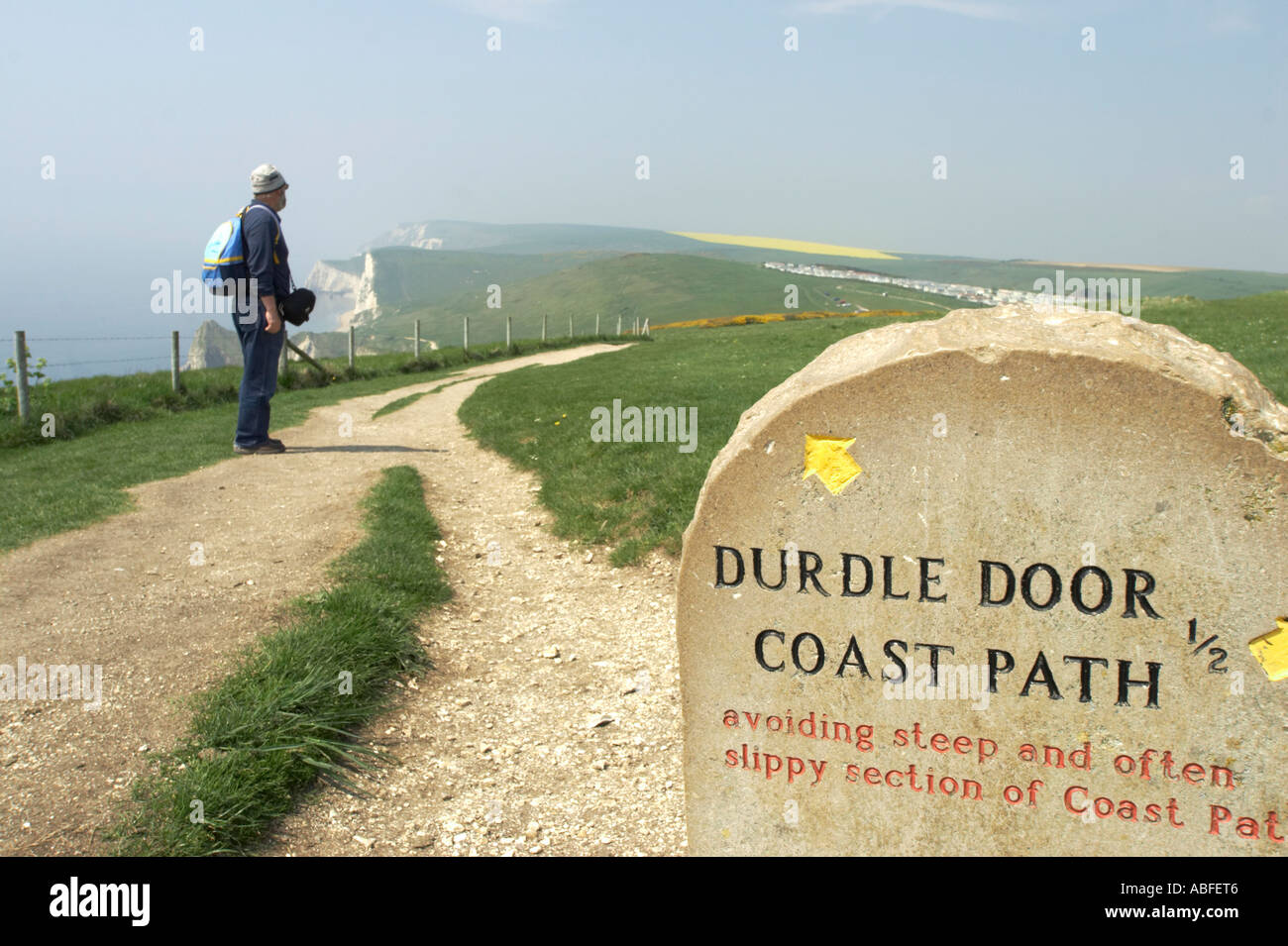 Durdle porta in Dorset Inghilterra Foto Stock