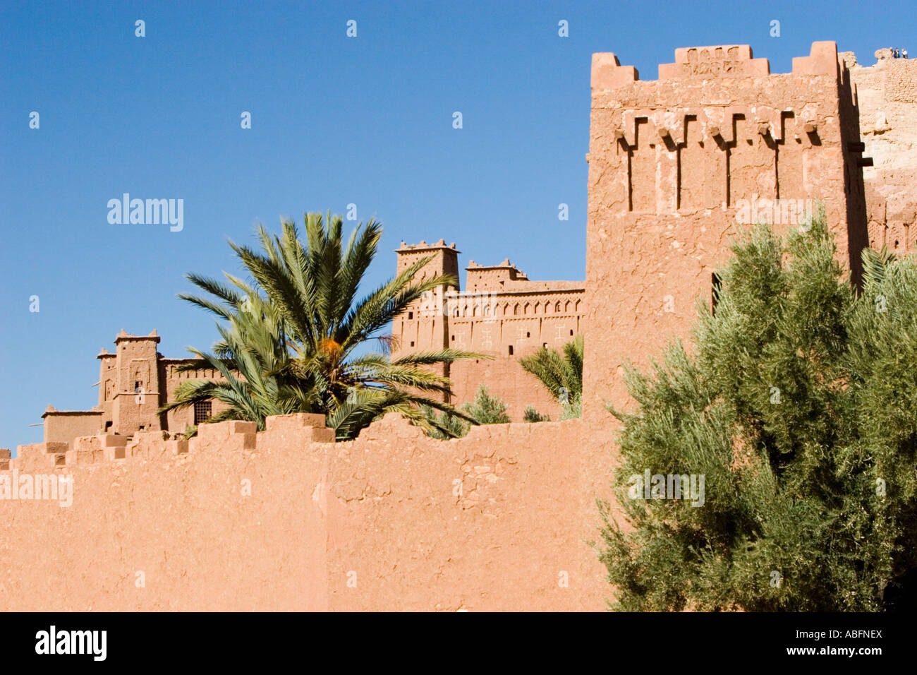 Vecchio Ait Benhaddou kasbah Marocco Foto Stock