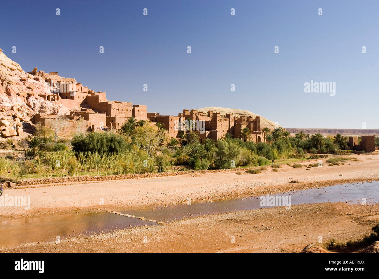 Vecchio Ait Benhaddou kasbah Marocco Foto Stock