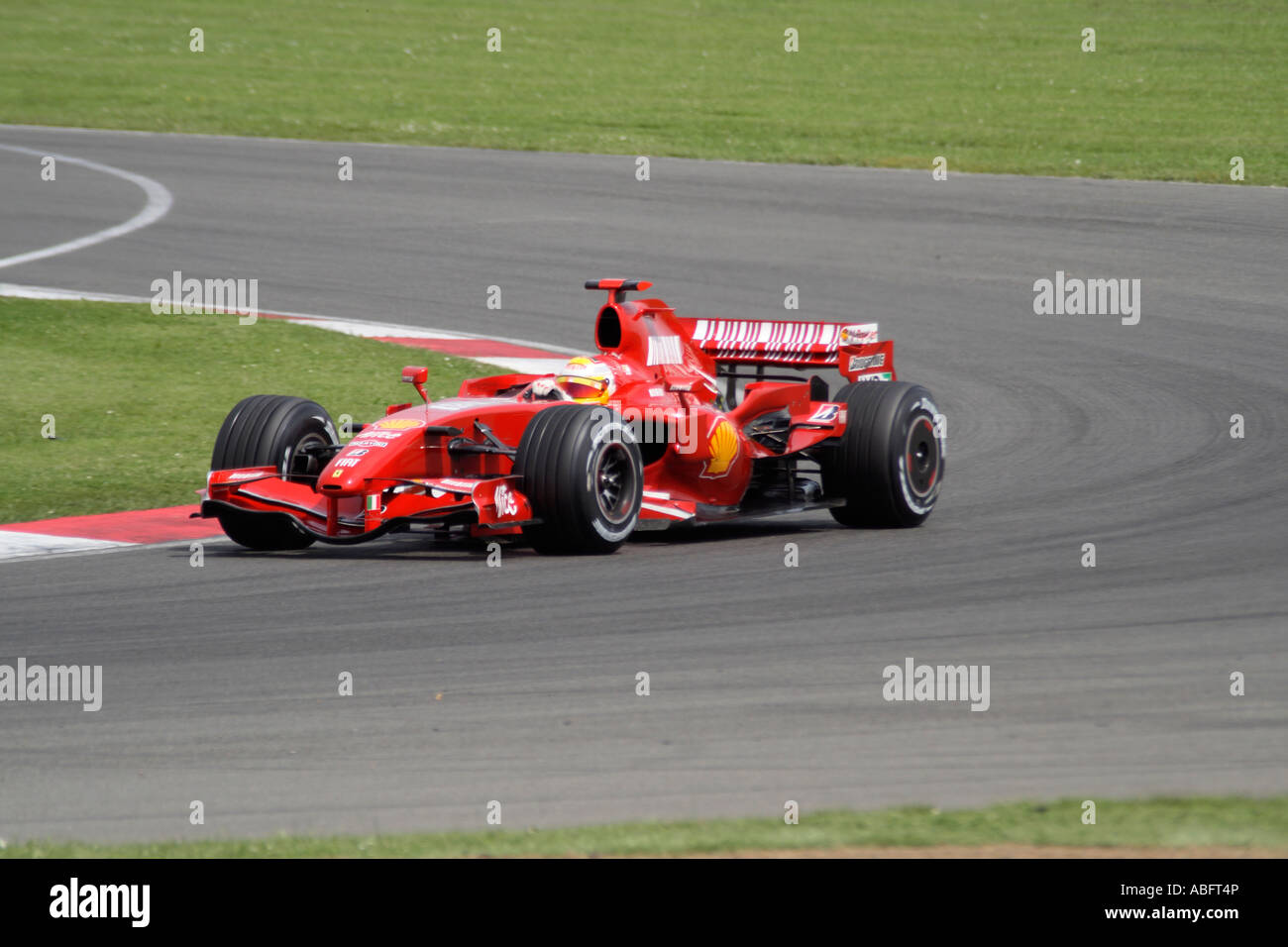 Luca Badoer sulla Ferrari Foto Stock