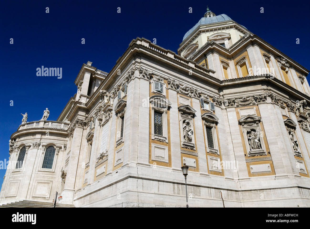 Zona absidale della Basilica di Santa Maria Maggiore a Roma Italia Foto Stock