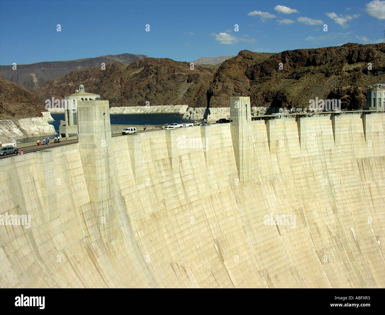 Nevada Hoover Dam Lake Mead Foto Stock