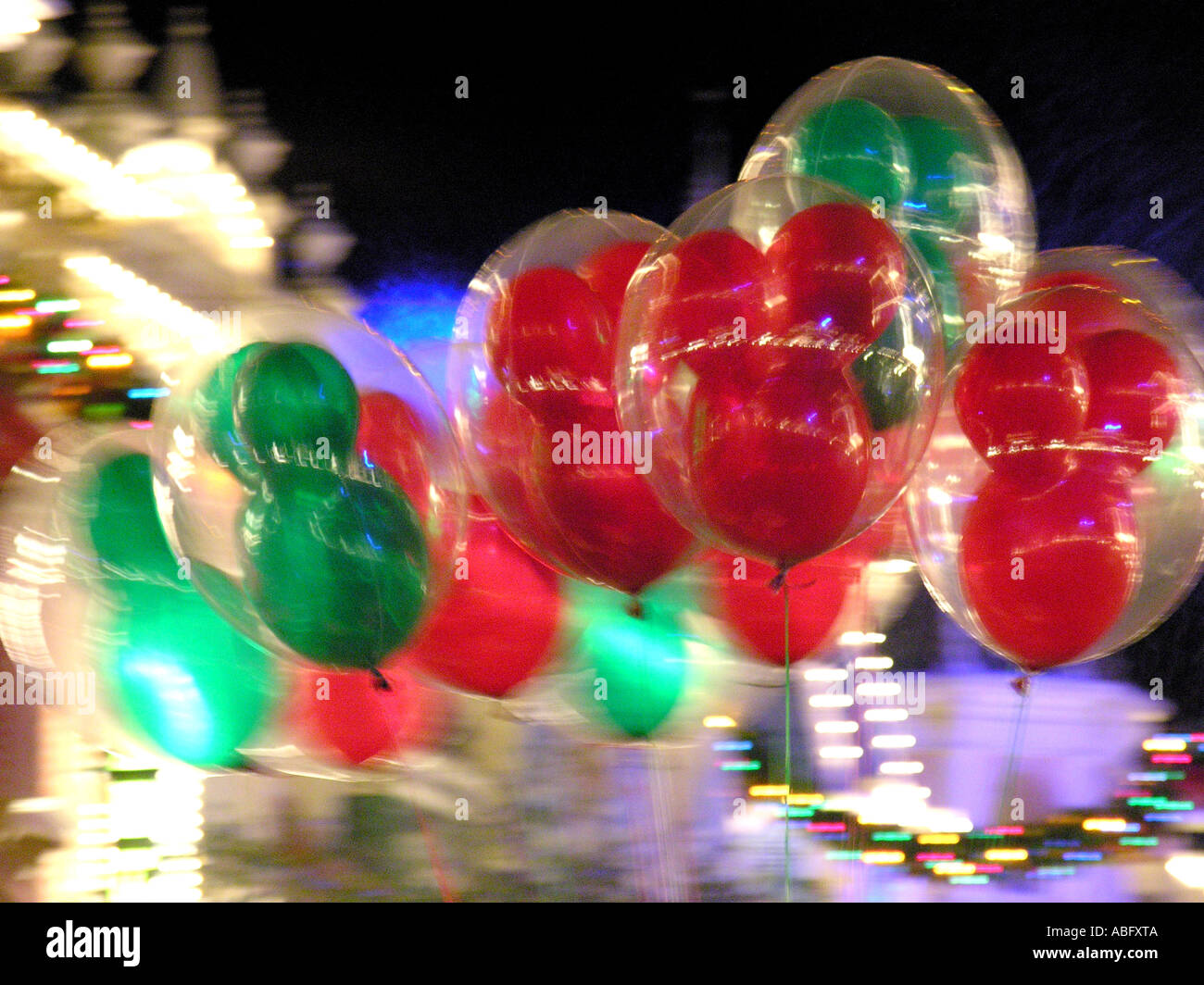 Florida Walt Disney World Main Street palloncini Foto Stock