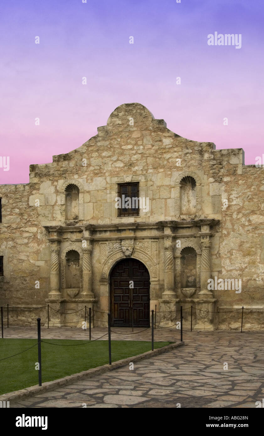 Alamo San Antonio Texas Foto Stock