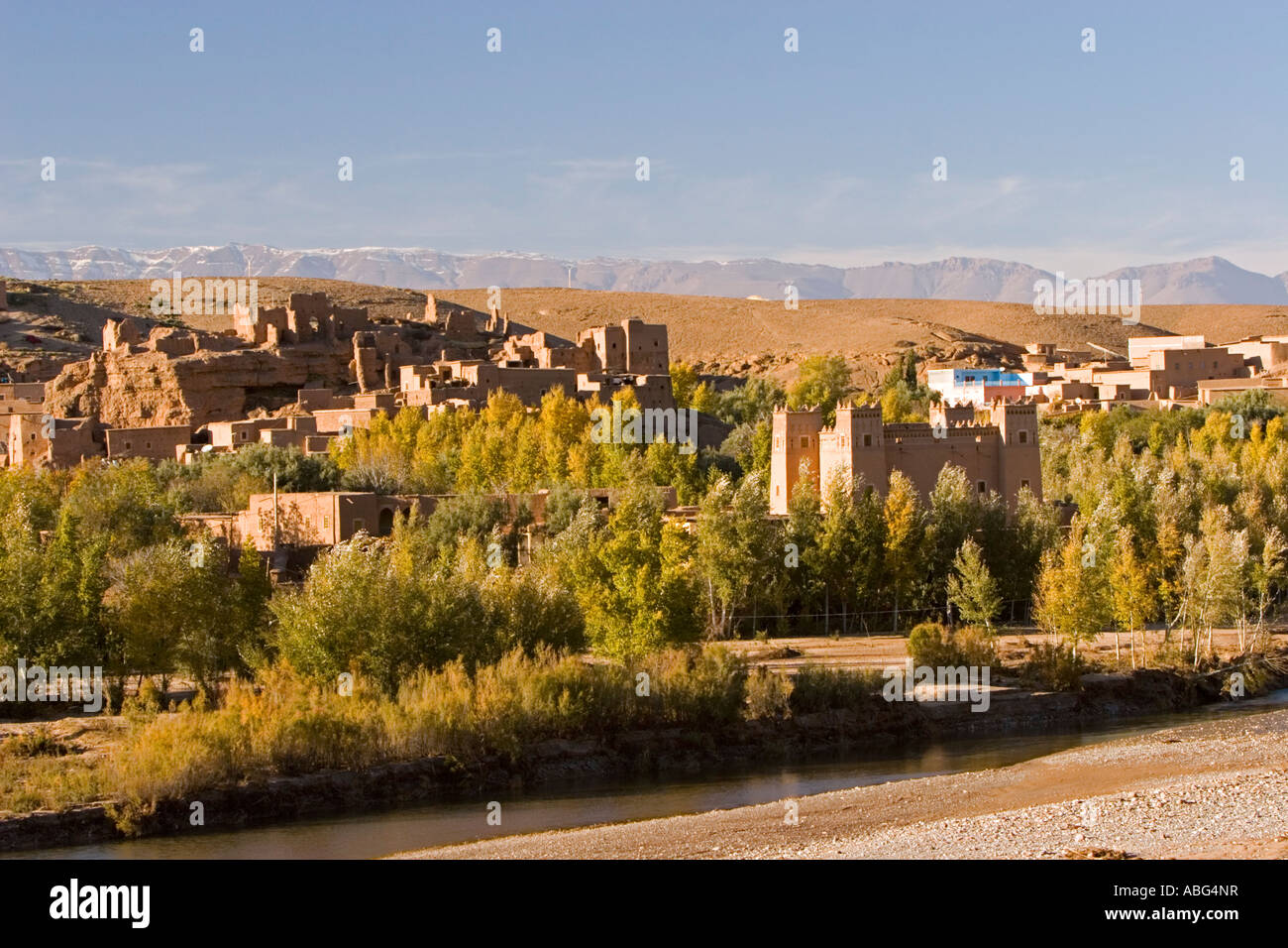 Vecchio Ait Benhaddou kasbah Marocco Foto Stock