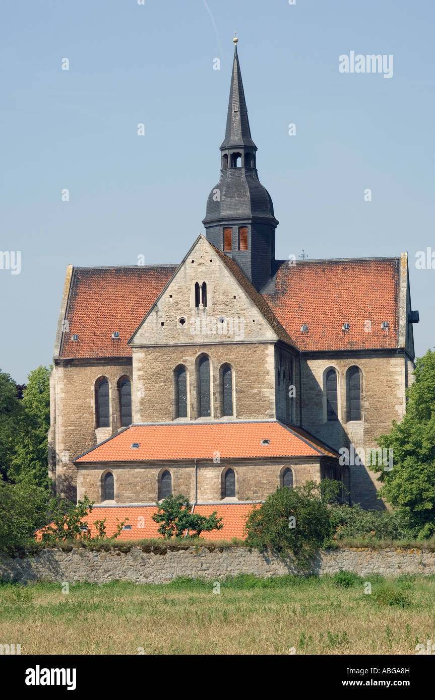 La chiesa del monastero del ex convento cistercense Riddagshausen, Braunschweig, Bassa Sassonia, Germania Foto Stock