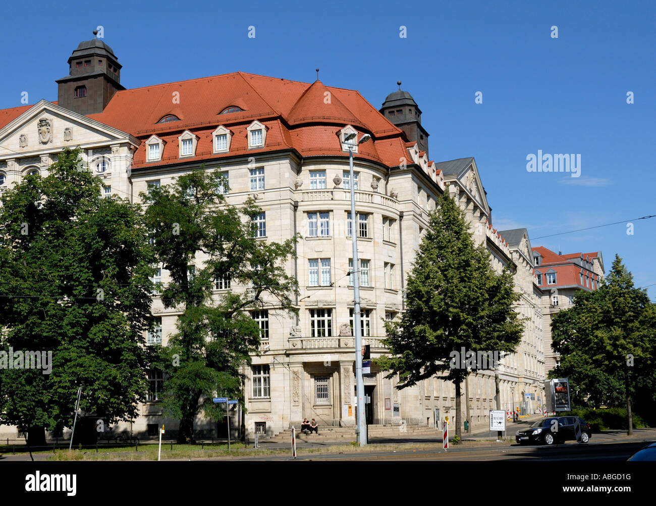 Ex edificio del Ministero per la sicurezza dello Stato, Lipsia, Sassonia, Germania Foto Stock