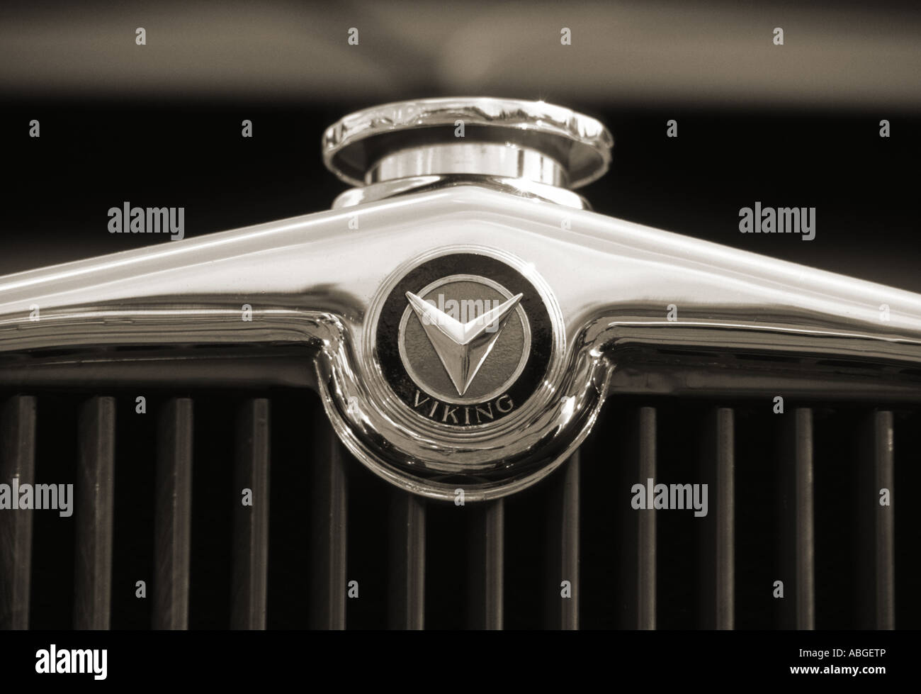 Viking car badge. (Motore Oldsmobile divisione) produttore di automobili americano 1929 al 1930 Foto Stock