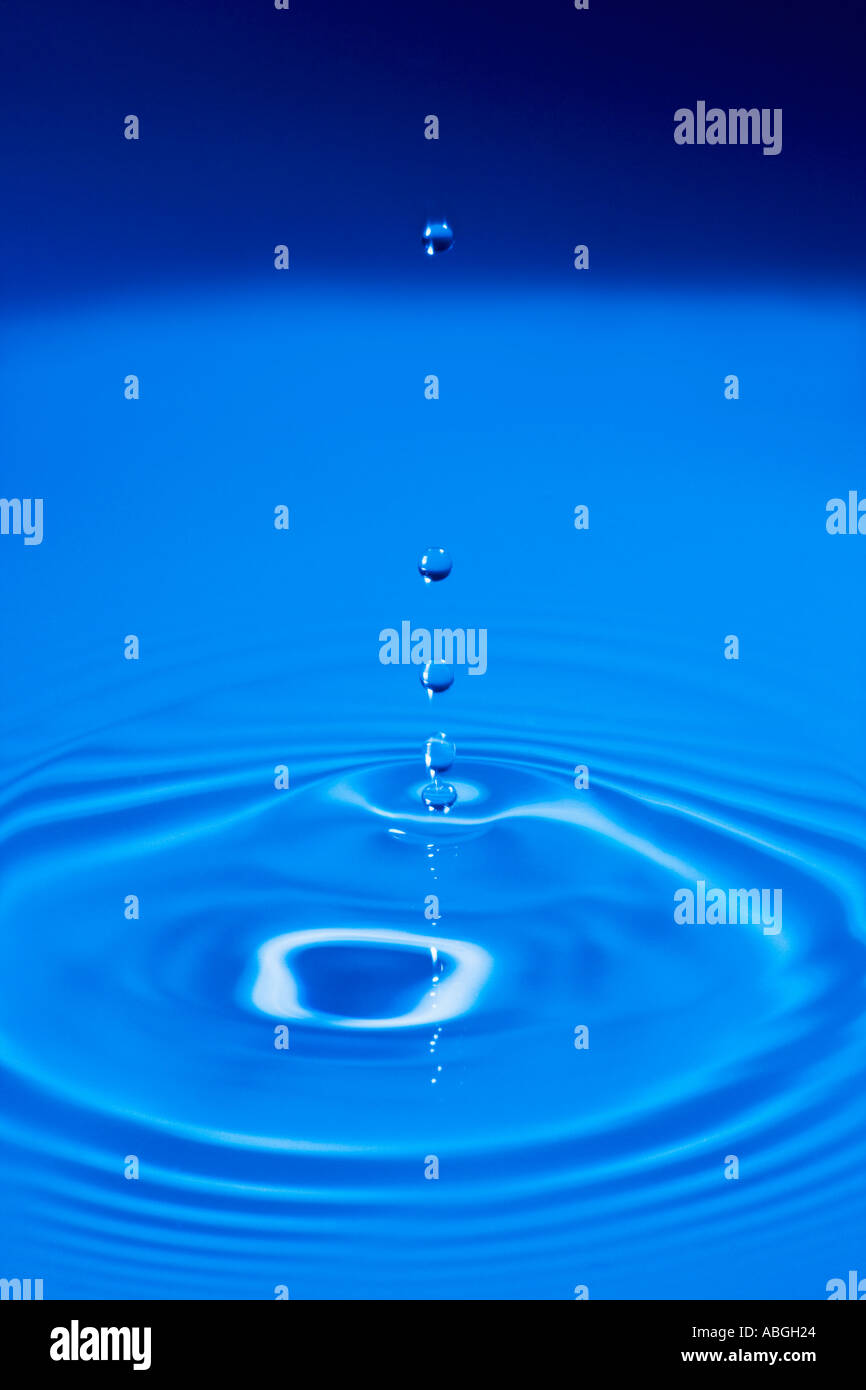Goccia d'acqua Foto Stock