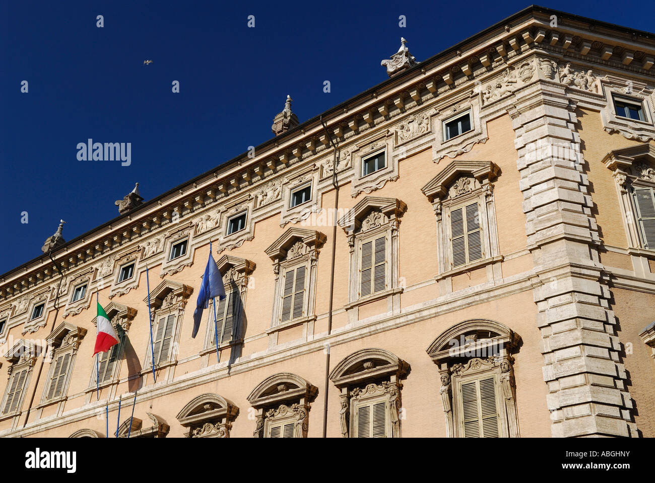 Palazzo Madama Senato della Repubblica italiana a Roma Italia Foto Stock