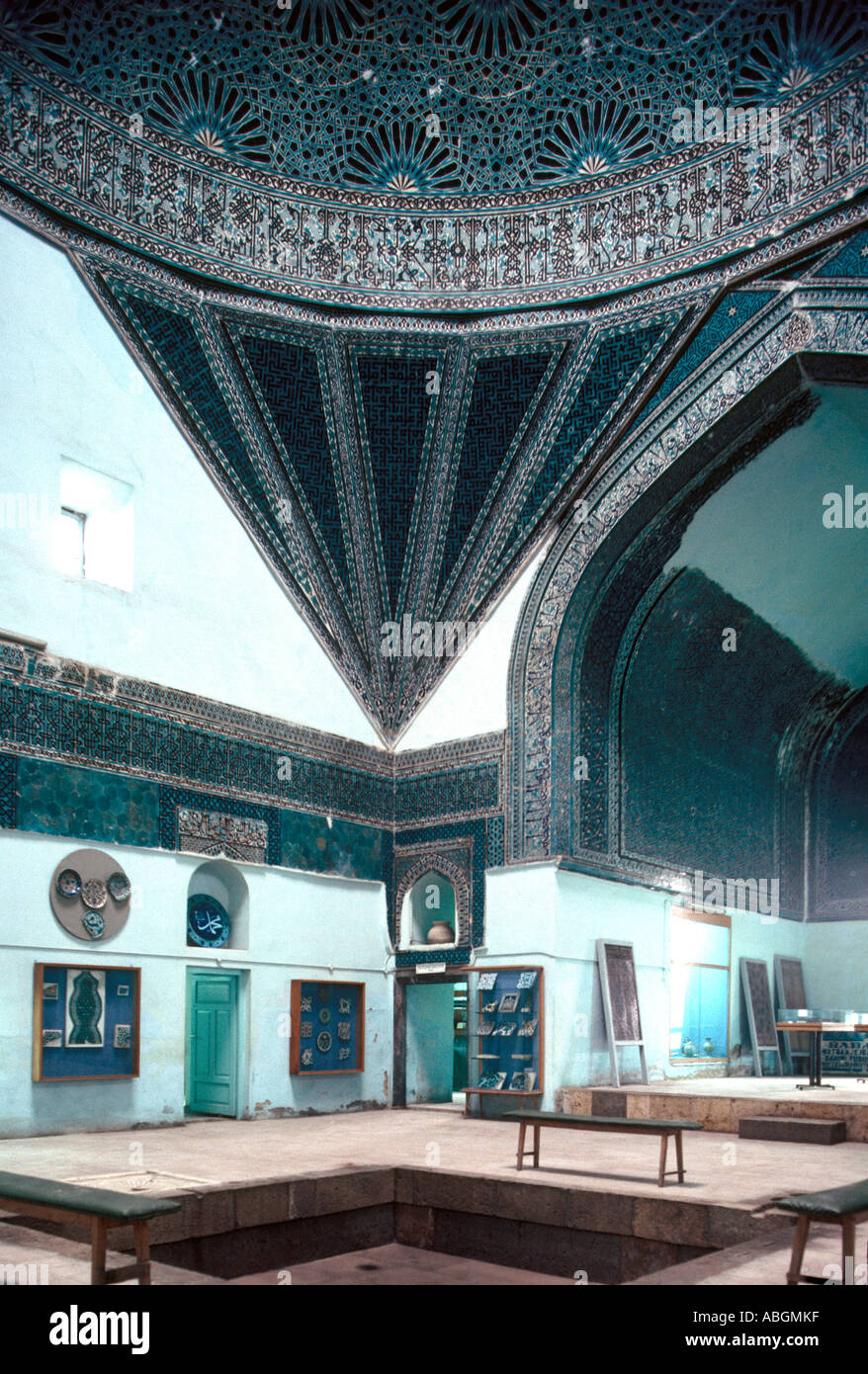 La Turchia, Konya, Karatay madrasa, interno Foto Stock