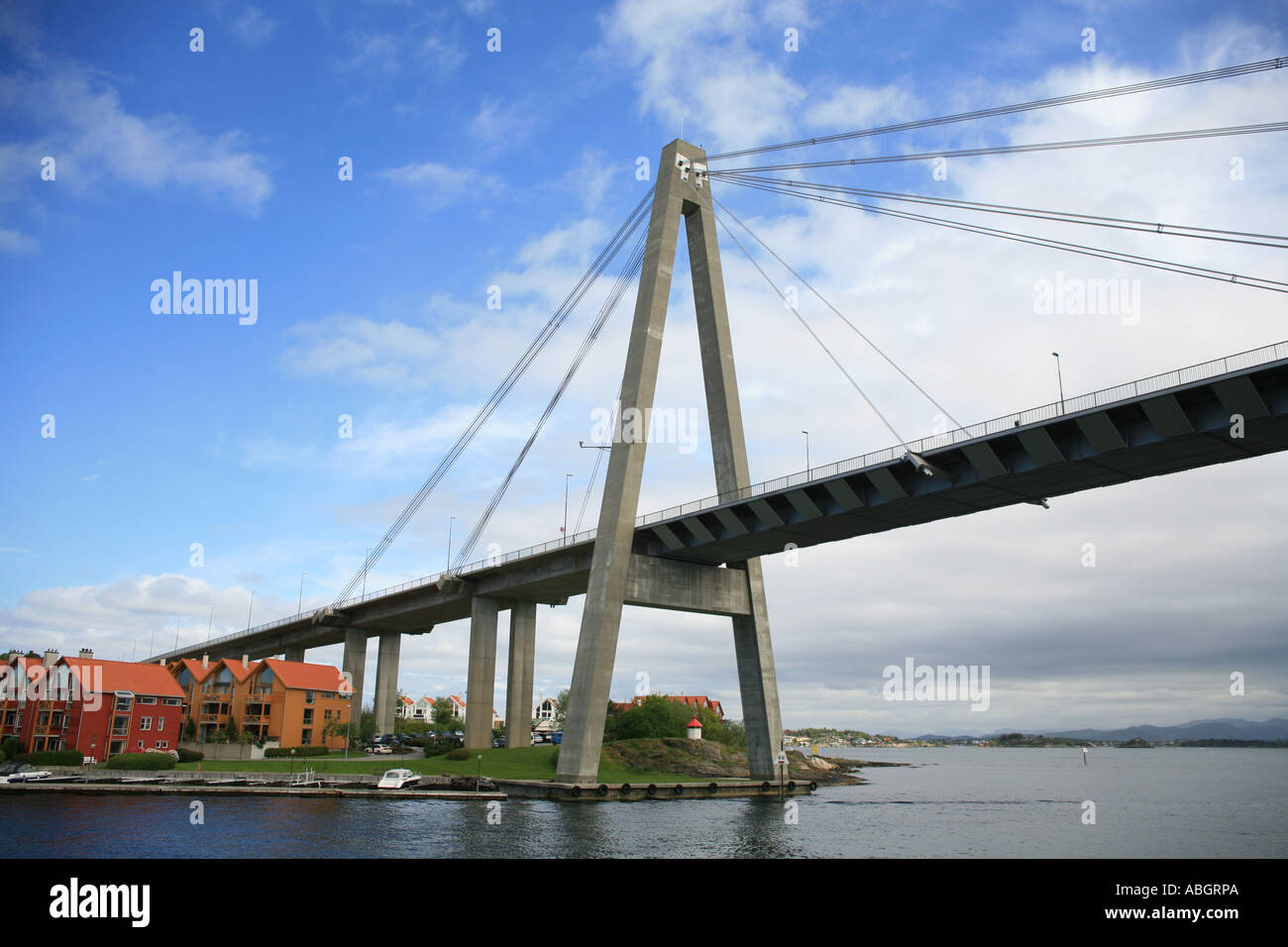 Stavanger ponte di sospensione, Norvegia Foto Stock