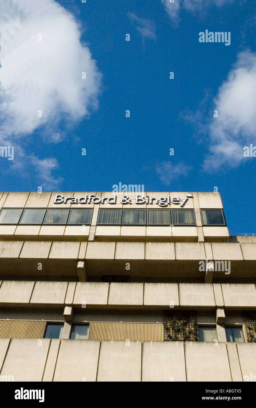 La sede centrale di Bradford e Bingley Building Society in Bingley West Yorkshire Foto Stock