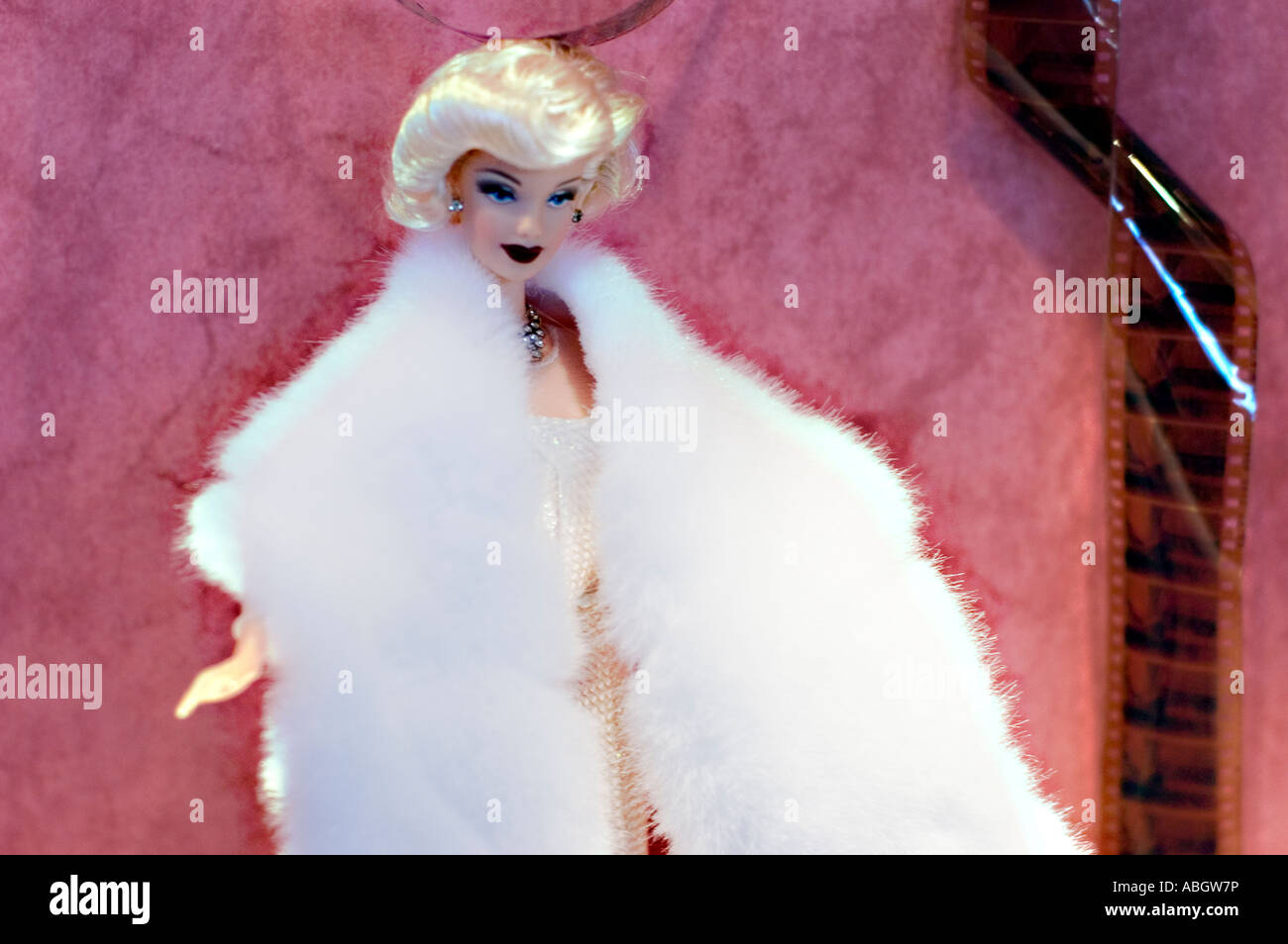 Marylin Monroe come Premiere Hollywood Barbie, Mattel Barbie fashion doll Foto Stock