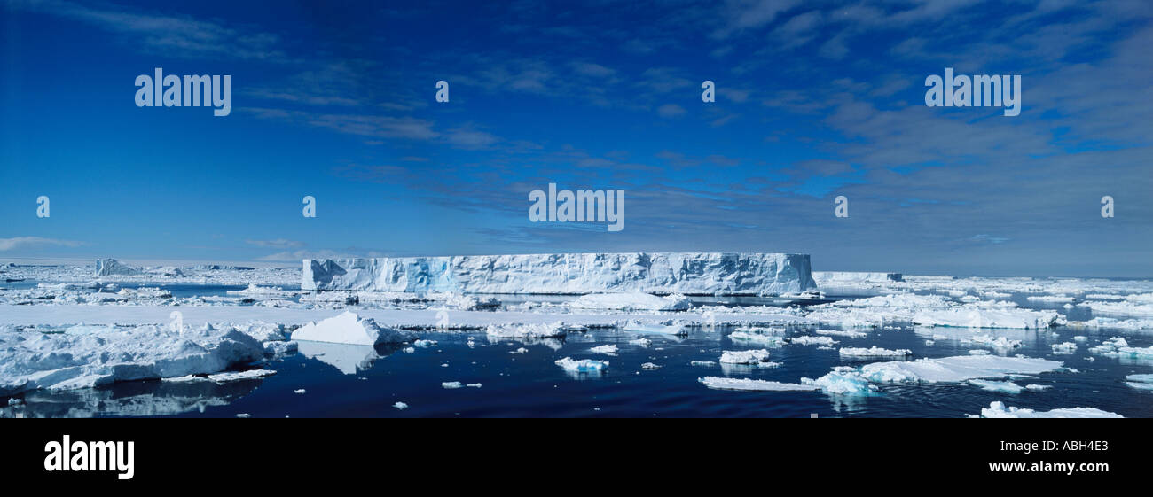Iceberg nel Mare di Weddell Antartico Foto Stock