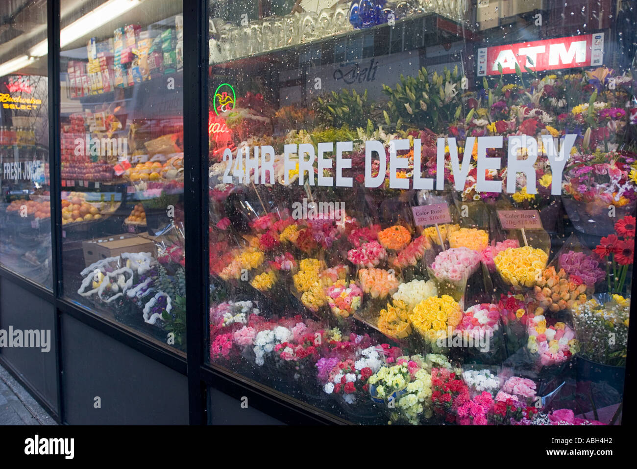 Flowershop in Manhattan, New York, Stati Uniti d'America Foto Stock