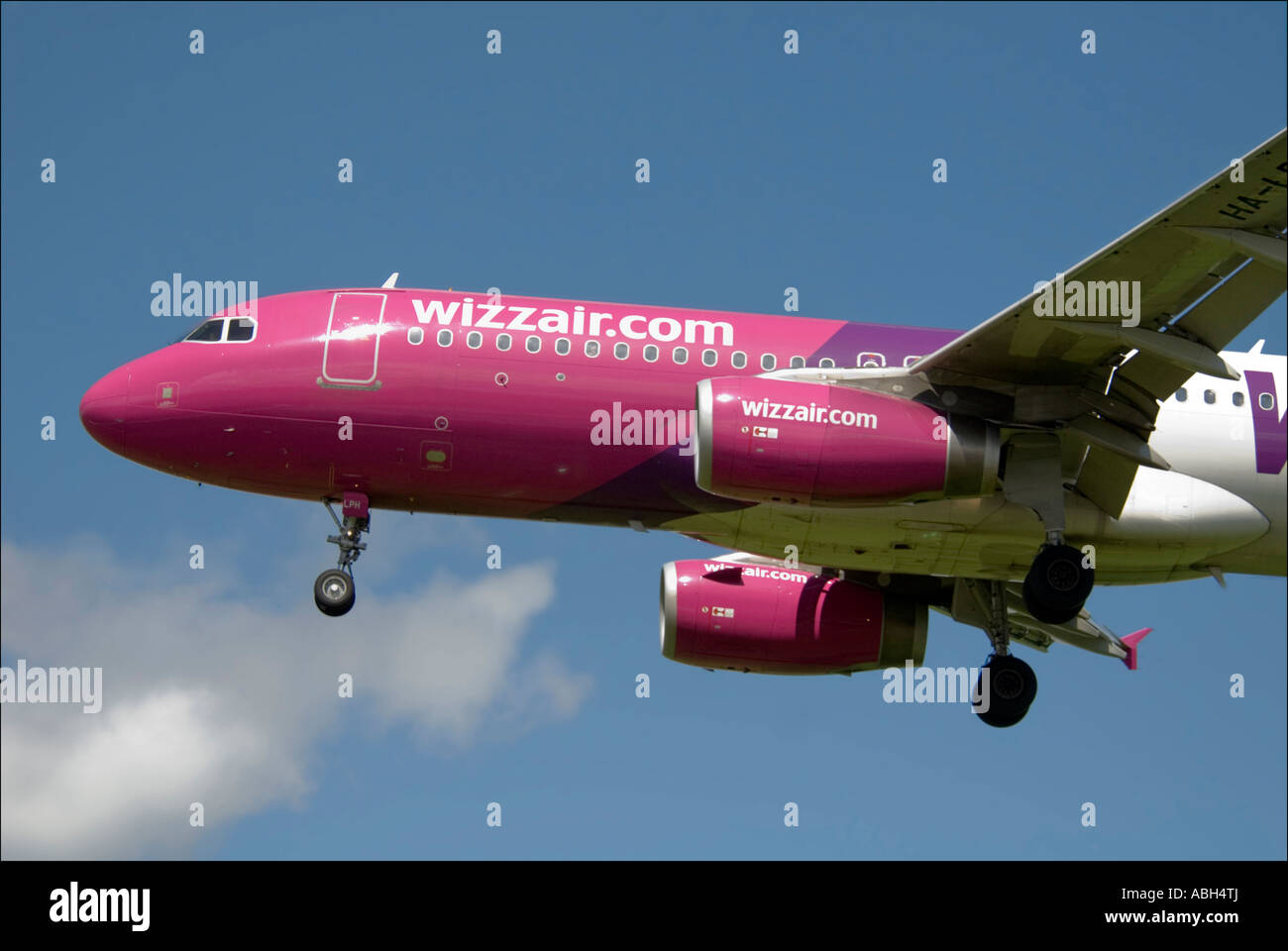 Un Wizzair Airbus A320. Foto Stock