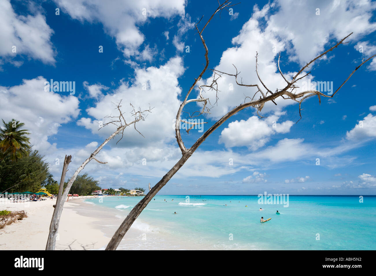 Rockley Beach, South Coast, Barbados, Piccole Antille, West Indies, dei Caraibi Foto Stock