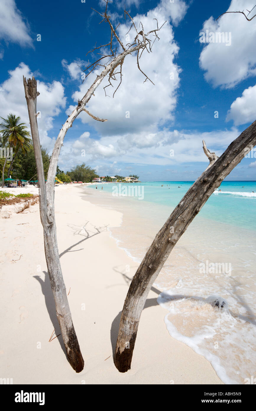 Rockley Beach, South Coast, Barbados, Piccole Antille, West Indies, dei Caraibi Foto Stock