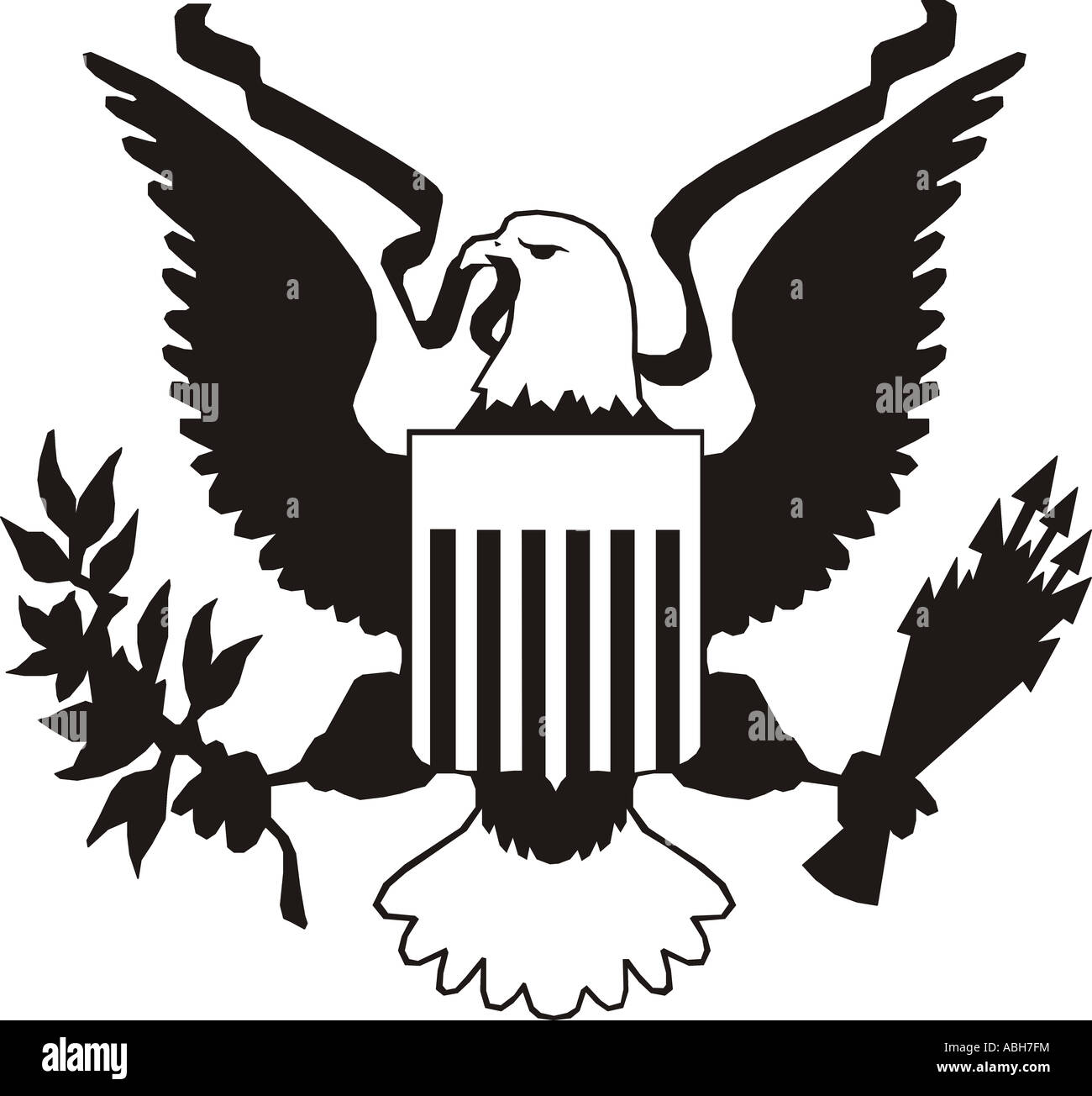 Il grande sigillo degli Stati Uniti d'America Foto Stock