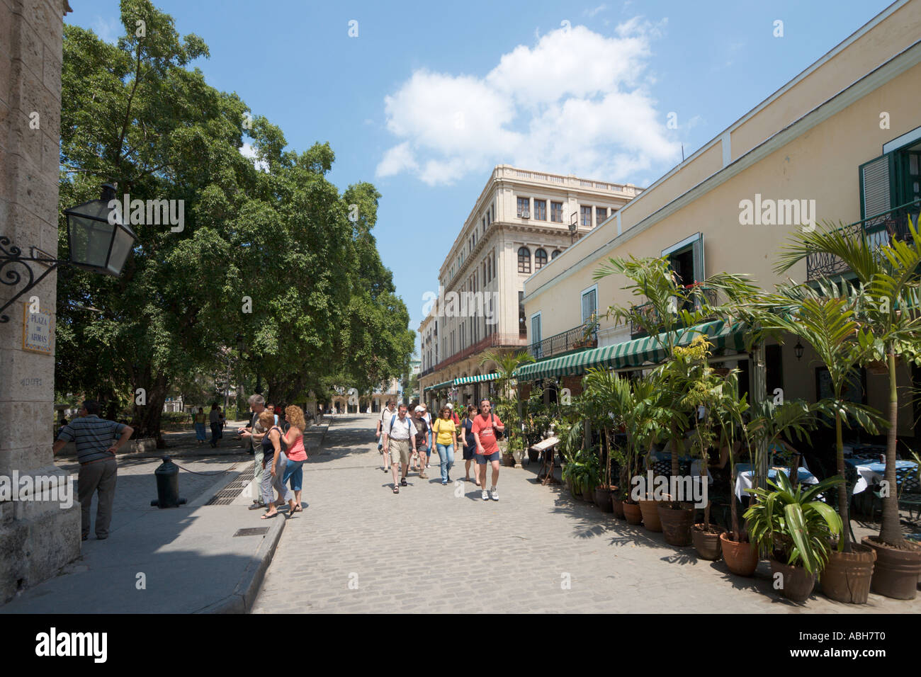 Plaza de Armas, la Habana Vieja, Havana, Cuba Foto Stock