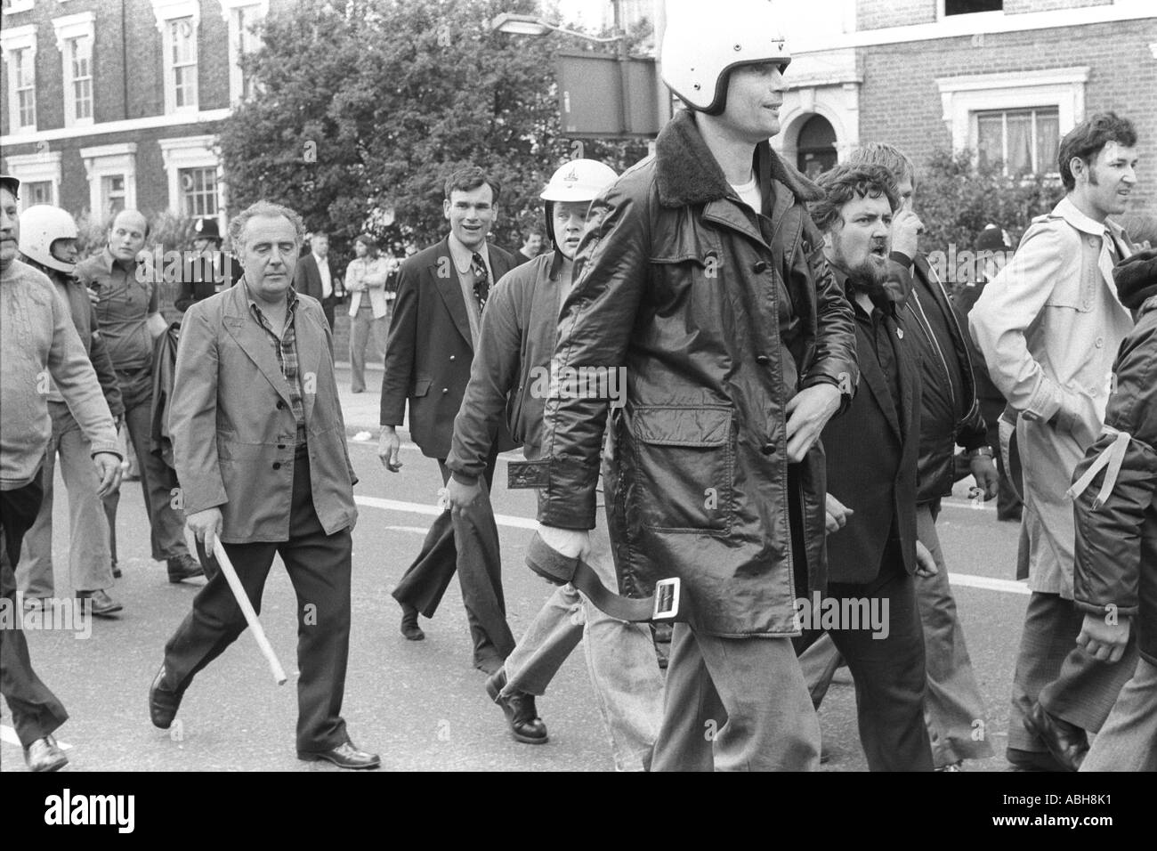 National Front march Lewisham South London Inghilterra 1977. 1970 UK HOMER SYKES Foto Stock