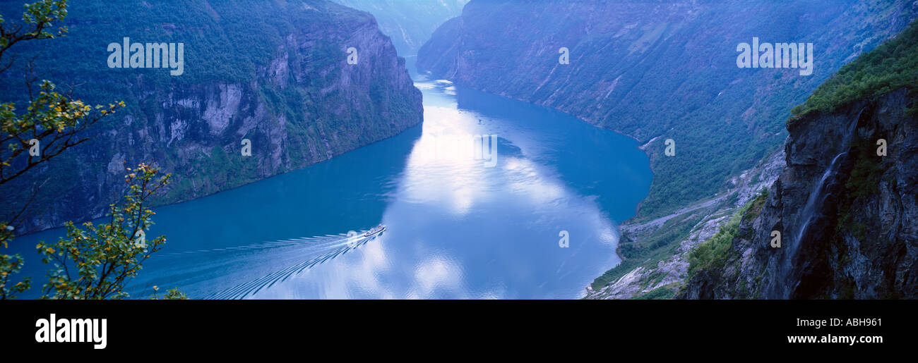 Il Geirangerfjord More og Romsdal Norvegia Foto Stock