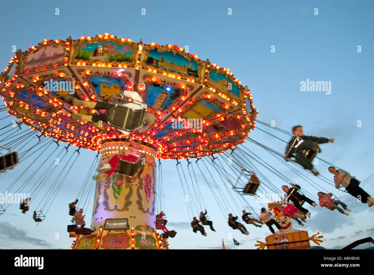 Fun Fair Flying Chairs Immagini E Fotos Stock Alamy