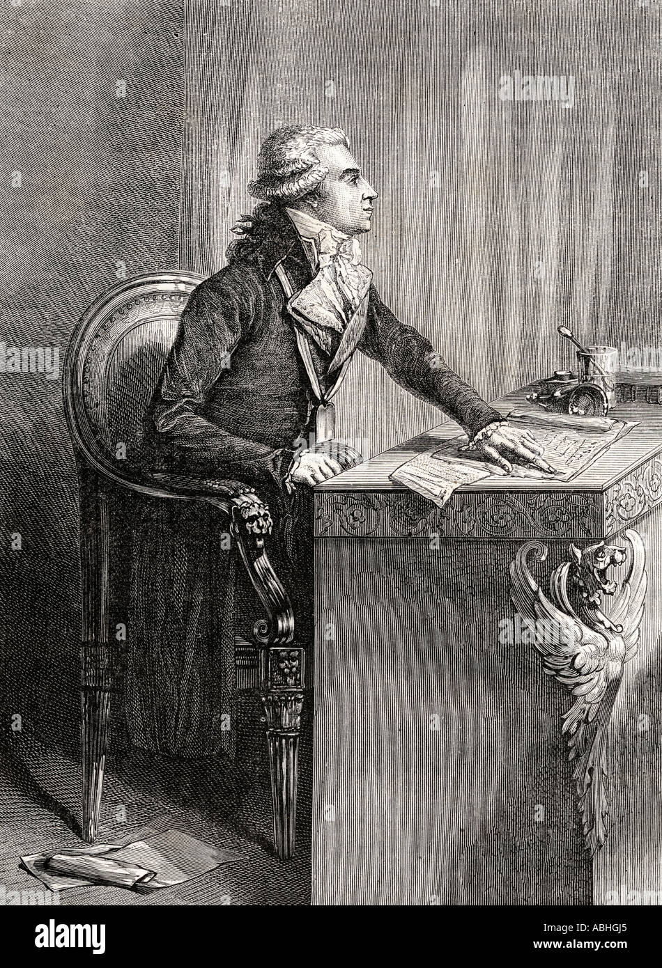 Bertrand Barère De Vieuzac, 1755 - 1841. Politico francese, freemason e giornalista Foto Stock