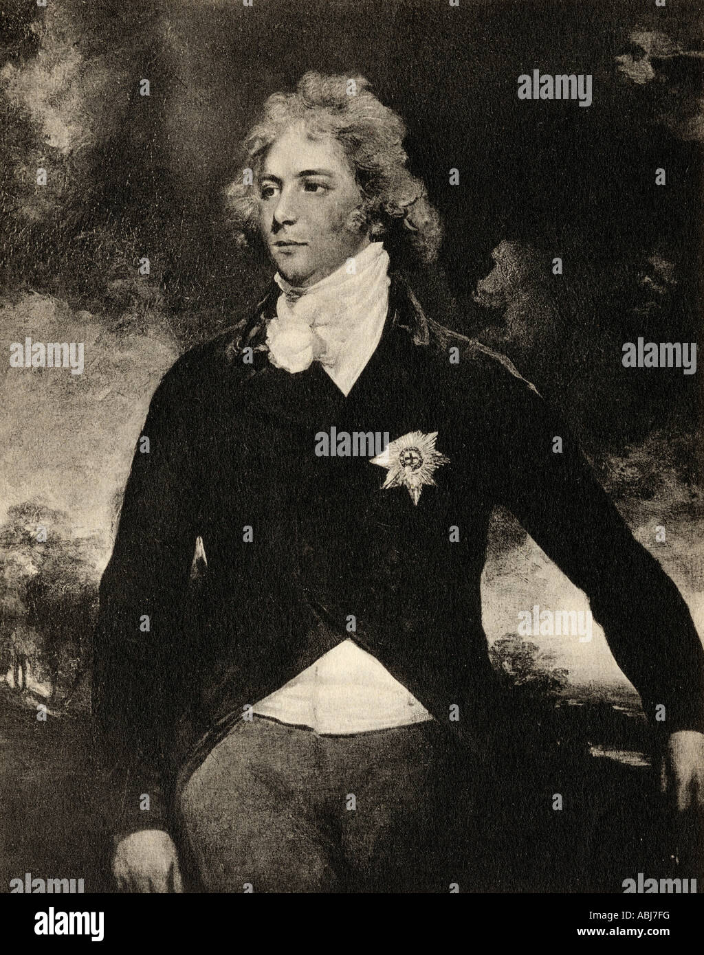George Augustus Frederick. Il Principe di Galles e successivamente Re Giorgio IV, 1762 - 1830 Foto Stock