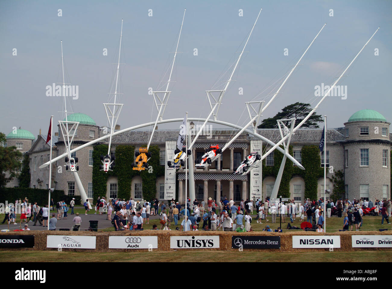 L'incredibile tributo alla Honda nel 2005 Goodwood Festival della velocità Foto Stock