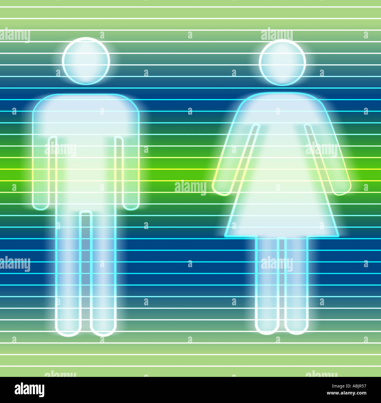 Uomo e donna Foto Stock