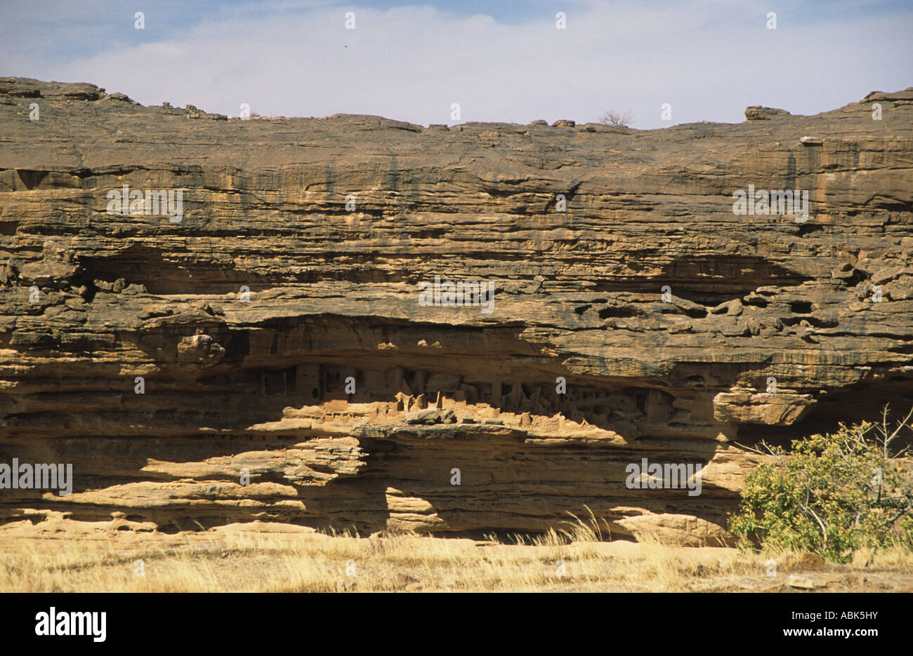 Un villaggio dogon del Mali, Africa occidentale Foto Stock