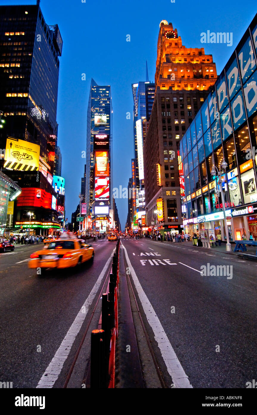Times Square di New York City, Stati Uniti d'America Foto Stock